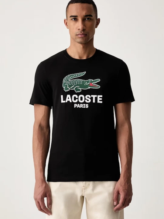 Obrázek produktu Lacoste tričko pánské bavlněné černá