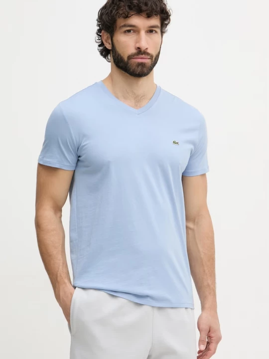 Obrázek produktu Lacoste tričko pánské bavlněné modrá