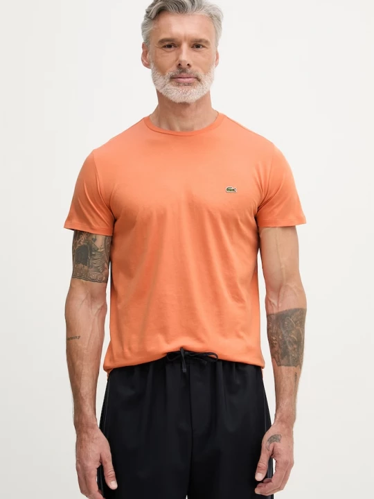 Obrázek produktu Lacoste tričko pánské bavlněné oranžová