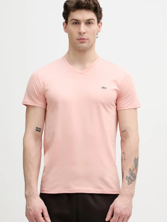 Obrázek produktu Lacoste tričko pánské bavlněné oranžová
