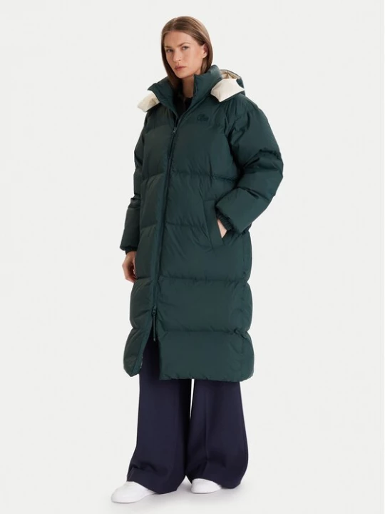 Obrázek produktu Lacoste Vatovaná bunda BF9001 Zelená Oversize
