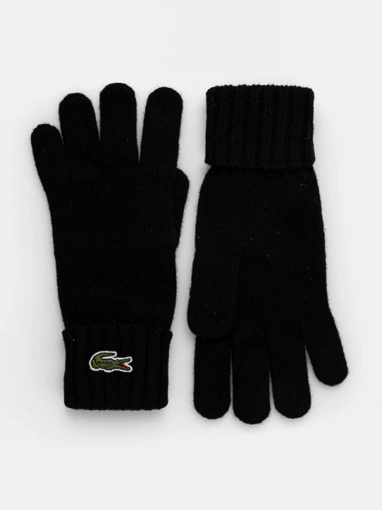 Obrázek produktu Lacoste rukavice vlněné černá