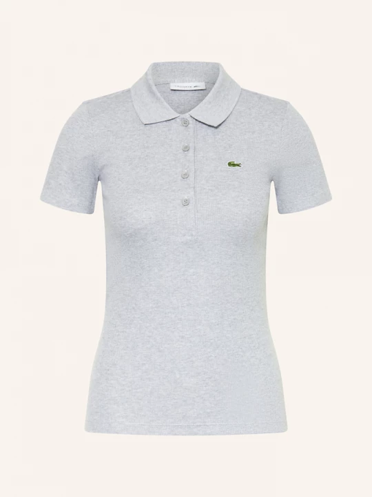 Obrázek produktu Lacoste Žerzejová Polokošile světle šedá