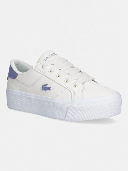 Obrázek produktu Lacoste Ziane Platform Leather Sneakers boty dámské béžová