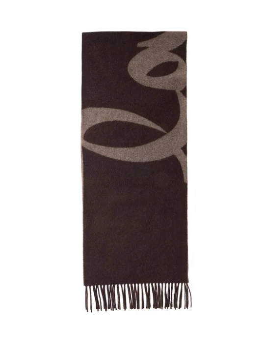 Obrázek produktu Lala Berlin Šála čokoládová / umbra
