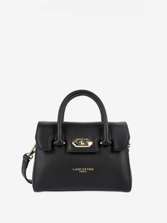 Obrázek produktu LANCASTER Paris Kabelka 'Lancaster Sac à main A rabat avec fermoir Mini Milano Cosmos Noir' černá