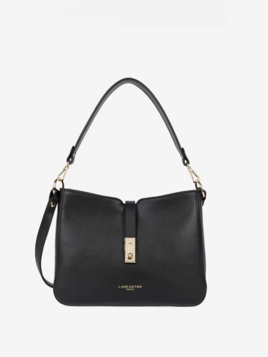 Obrázek produktu LANCASTER Paris Messenger 'Lancaster Sac besace Zippé L Milano Horizon Noir' černá