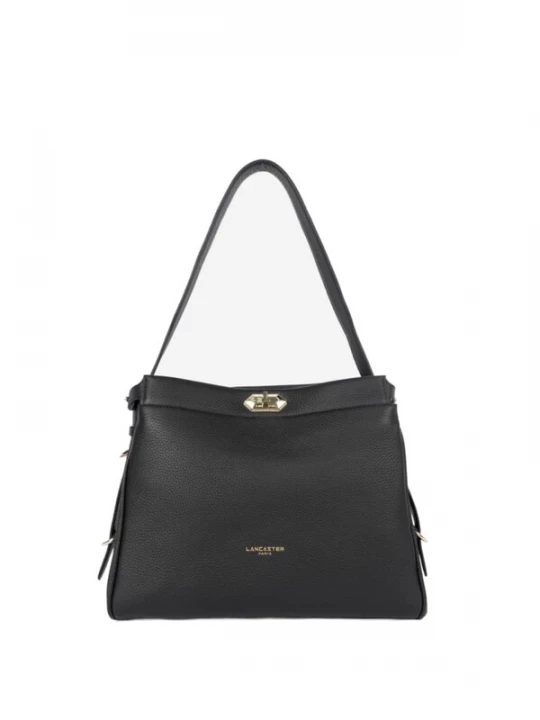 Obrázek produktu LANCASTER Paris Taška přes rameno 'Lancaster Sac hobo Avec fermoir L Lady ROMY Noir' černá