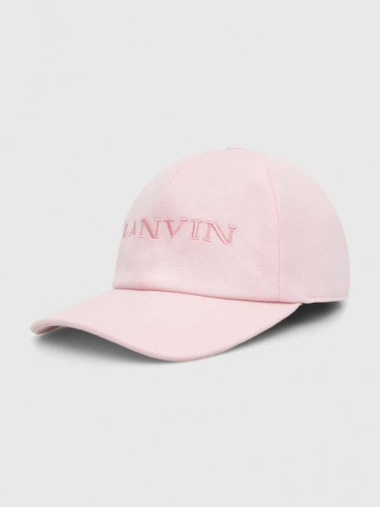 Obrázek produktu Lanvin Bavlněná baseballová čepice Lanvin růžová