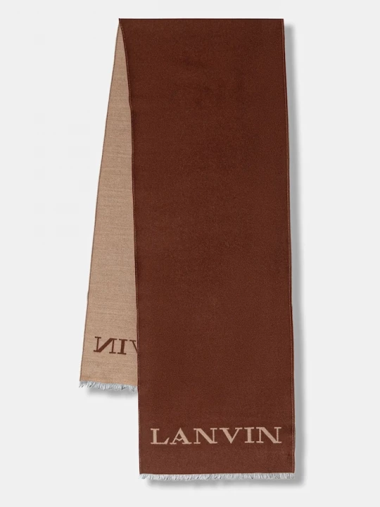 Obrázek produktu Lanvin Vlněná šála Lanvin hnědá
