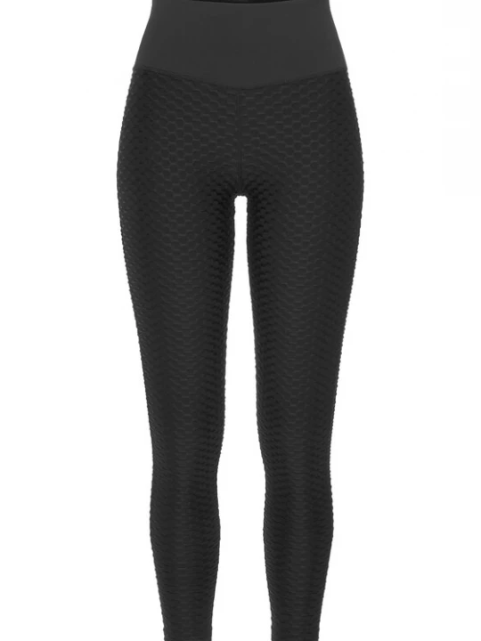 Obrázek produktu LASCANA ACTIVE Sportovní kalhoty  černá / bílá