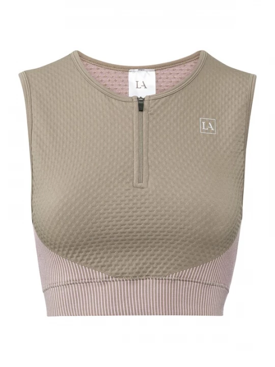 Obrázek produktu LASCANA ACTIVE Sportovní top  khaki / růžová