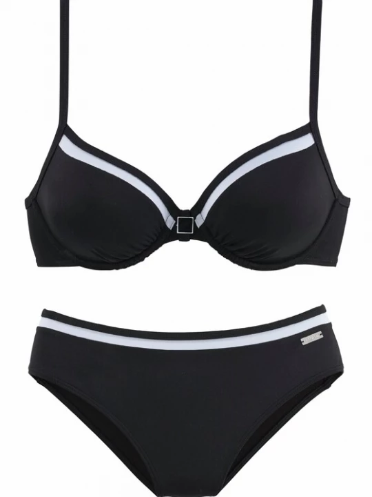 Obrázek produktu LASCANA Bikiny  černá / bílá