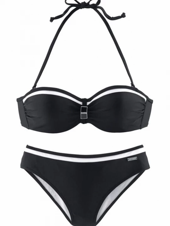 Obrázek produktu LASCANA Bikiny  černá / bílá