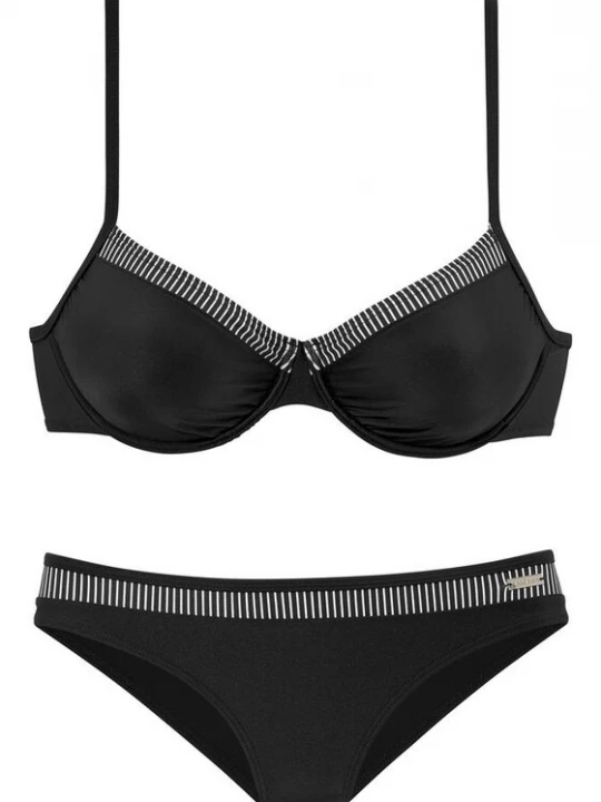 Obrázek produktu LASCANA Bikiny  černá / bílá