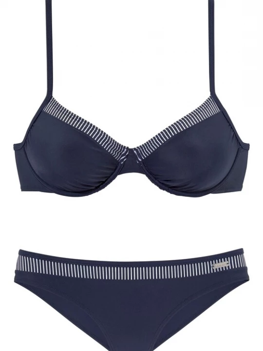 Obrázek produktu LASCANA Bikiny  marine modrá / bílá