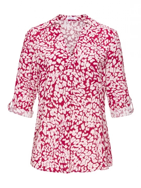 Obrázek produktu LASCANA Halenka krvavě červená / bílá