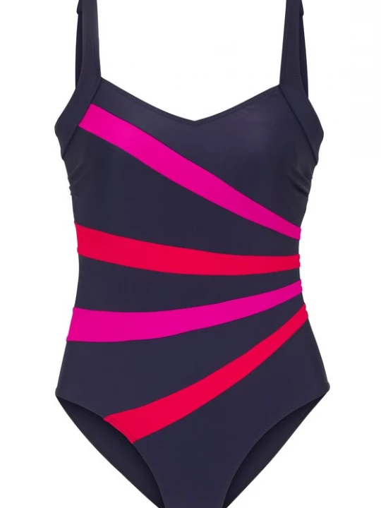 Obrázek produktu LASCANA Plavky  marine modrá / růžová / červená