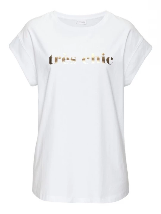 Obrázek produktu LASCANA Tričko zlatá / bílá