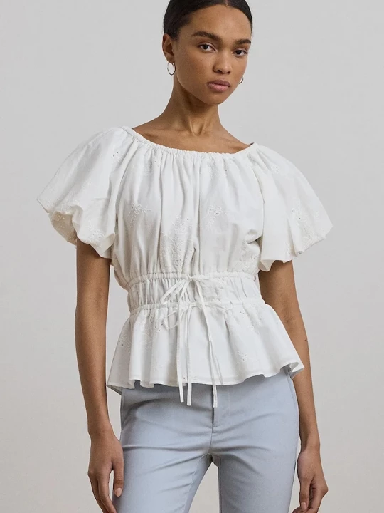 Obrázek produktu Lauren Ralph Lauren Bavlněná halenka Lauren Ralph Lauren