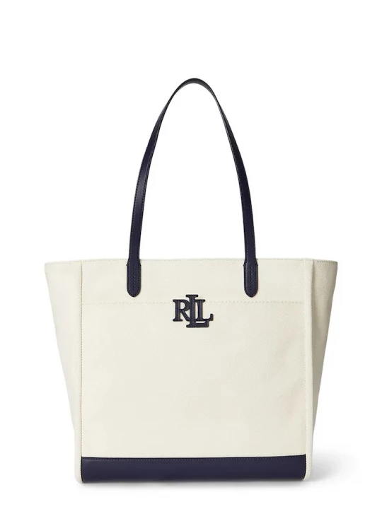 Obrázek produktu Lauren Ralph Lauren Bavlněná kabelka Lauren Ralph Lauren béžová