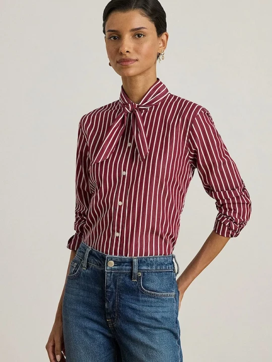 Obrázek produktu Lauren Ralph Lauren Bavlněná košile Lauren Ralph Lauren červená