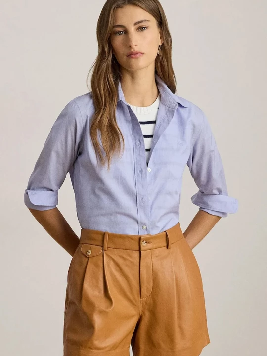 Obrázek produktu Lauren Ralph Lauren Bavlněná košile Lauren Ralph Lauren modrá