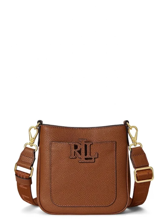 Obrázek produktu Lauren Ralph Lauren crossbody kabelka dámská kožená hnědá