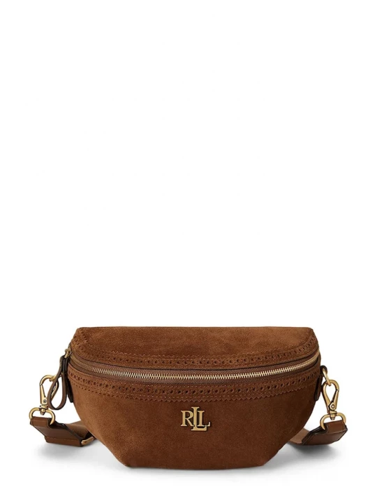 Obrázek produktu Lauren Ralph Lauren crossbody kabelka dámská kožená hnědá