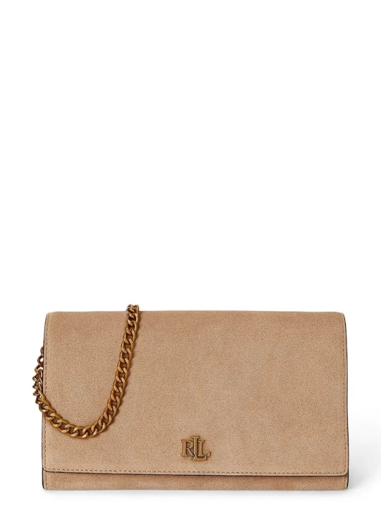 Obrázek produktu Lauren Ralph Lauren crossbody kabelka dámská semišová béžová