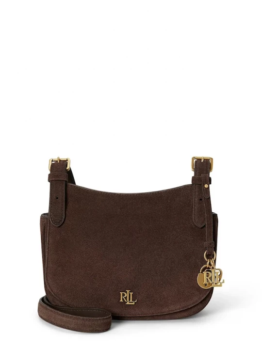 Obrázek produktu Lauren Ralph Lauren crossbody kabelka dámská semišová hnědá