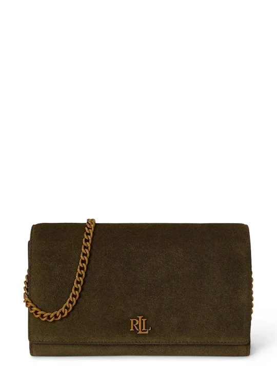 Obrázek produktu Lauren Ralph Lauren crossbody kabelka dámská semišová zelená