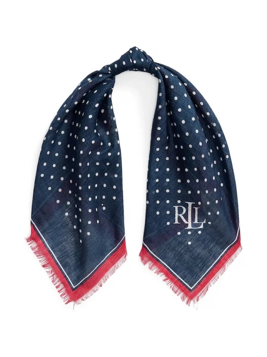 Obrázek produktu Lauren Ralph Lauren dámský šátek námořnická modř