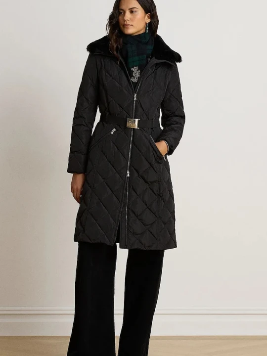 Obrázek produktu Lauren Ralph Lauren dlouhá bunda dámská černá