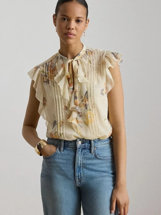 Obrázek produktu Lauren Ralph Lauren halenka dámská béžová