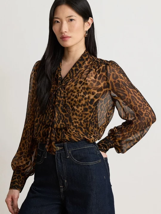 Obrázek produktu Lauren Ralph Lauren halenka dámská hnědá