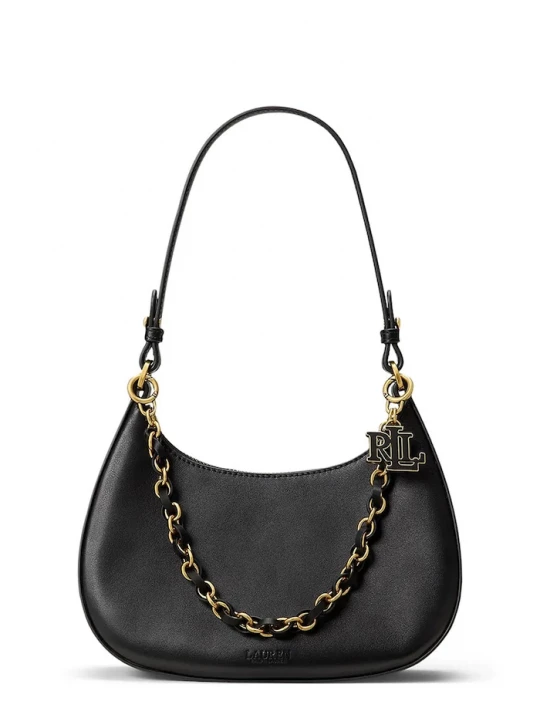Obrázek produktu Lauren Ralph Lauren hobo kabelka dámská kožená černá
