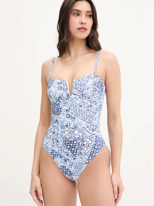 Obrázek produktu Lauren Ralph Lauren jednodílné plavky dámské námořnická modř
