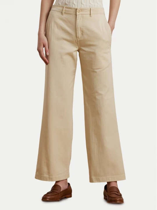 Obrázek produktu LAUREN RALPH LAUREN Kalhoty culottes 200965654004 Béžová Regular Fit