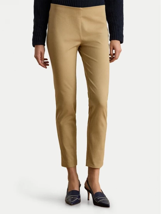 Obrázek produktu Lauren Ralph Lauren Kalhoty z materiálu 200631310018 Béžová Slim Fit