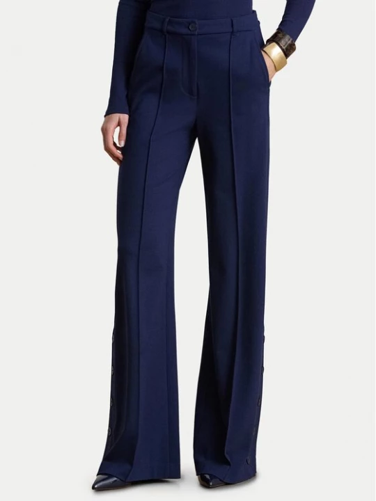 Obrázek produktu LAUREN RALPH LAUREN Kalhoty z materiálu 200P09084001 Tmavomodrá Wide Leg