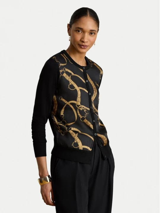 Obrázek produktu LAUREN RALPH LAUREN Kardigan 200P13977001 Černá Regular Fit