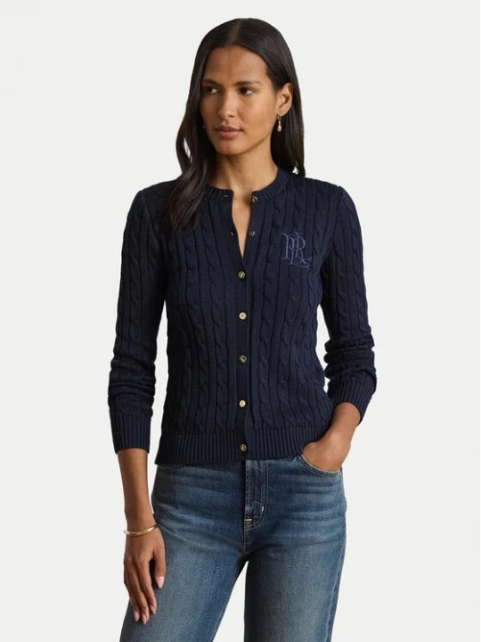 Obrázek produktu LAUREN RALPH LAUREN Kardigan 200P14040002 Tmavomodrá Regular Fit