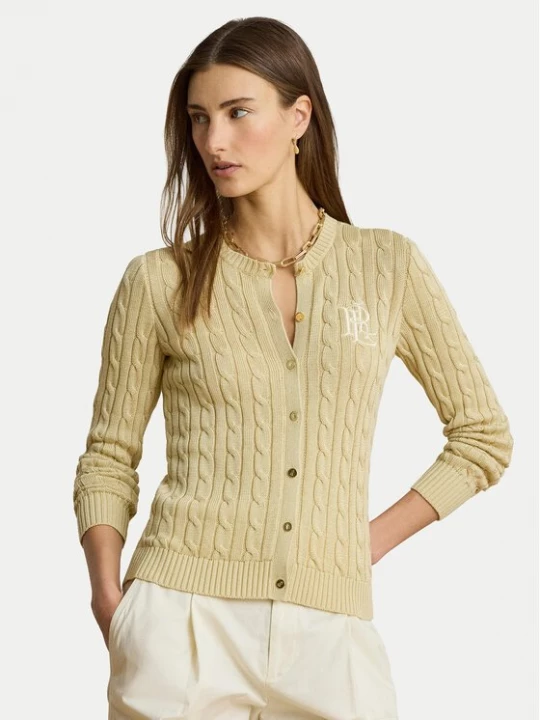 Obrázek produktu LAUREN RALPH LAUREN Kardigan Cable 200P14040501 Béžová Regular Fit