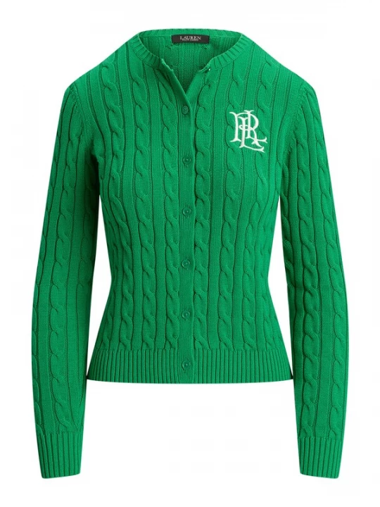 Obrázek produktu Lauren Ralph Lauren Kardigan zelená / bílá