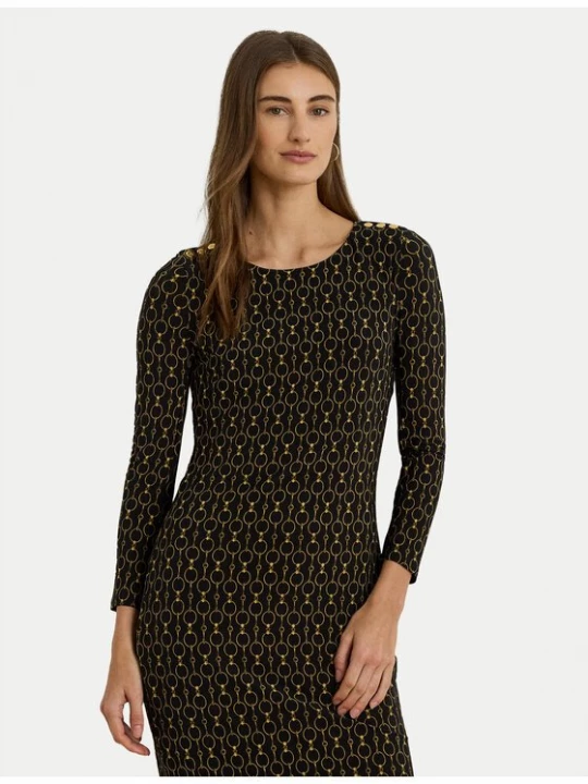 Obrázek produktu LAUREN RALPH LAUREN Každodenní šaty 200980037001 Černá Slim Fit