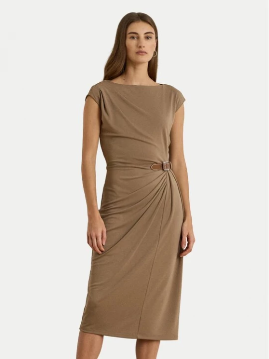 Obrázek produktu LAUREN RALPH LAUREN Každodenní šaty 200980221001 Hnědá Slim Fit