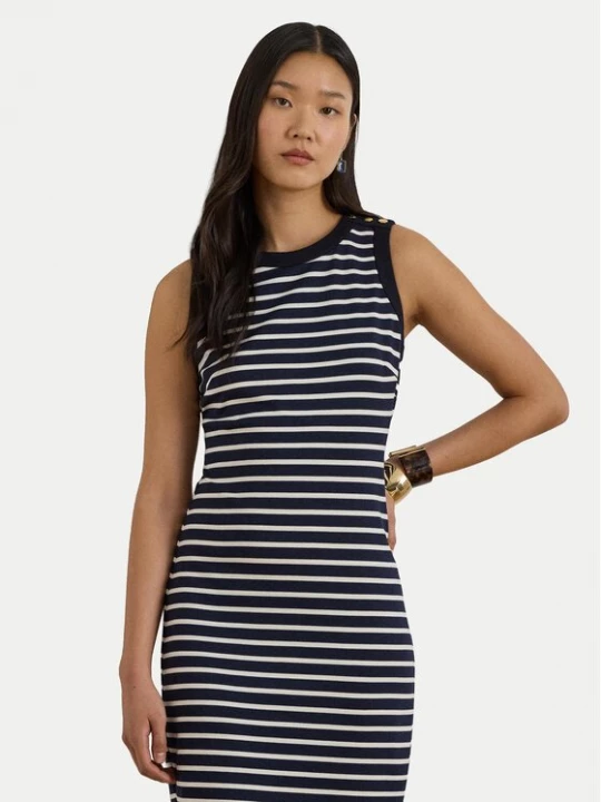 Obrázek produktu LAUREN RALPH LAUREN Každodenní šaty 200P09091001 Tmavomodrá Slim Fit