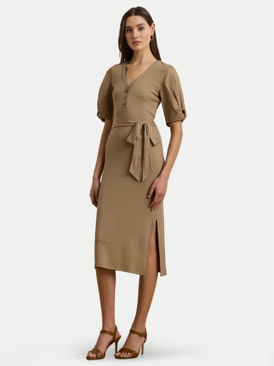 Obrázek produktu LAUREN RALPH LAUREN Každodenní šaty 250964070002 Béžová Slim Fit