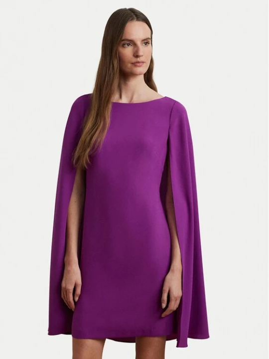 Obrázek produktu LAUREN RALPH LAUREN Koktejlové šaty 2, 53855E+11 Fialová Slim Fit